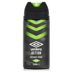 UMBRO BODY SPRAY ACTION GREEN 150ML