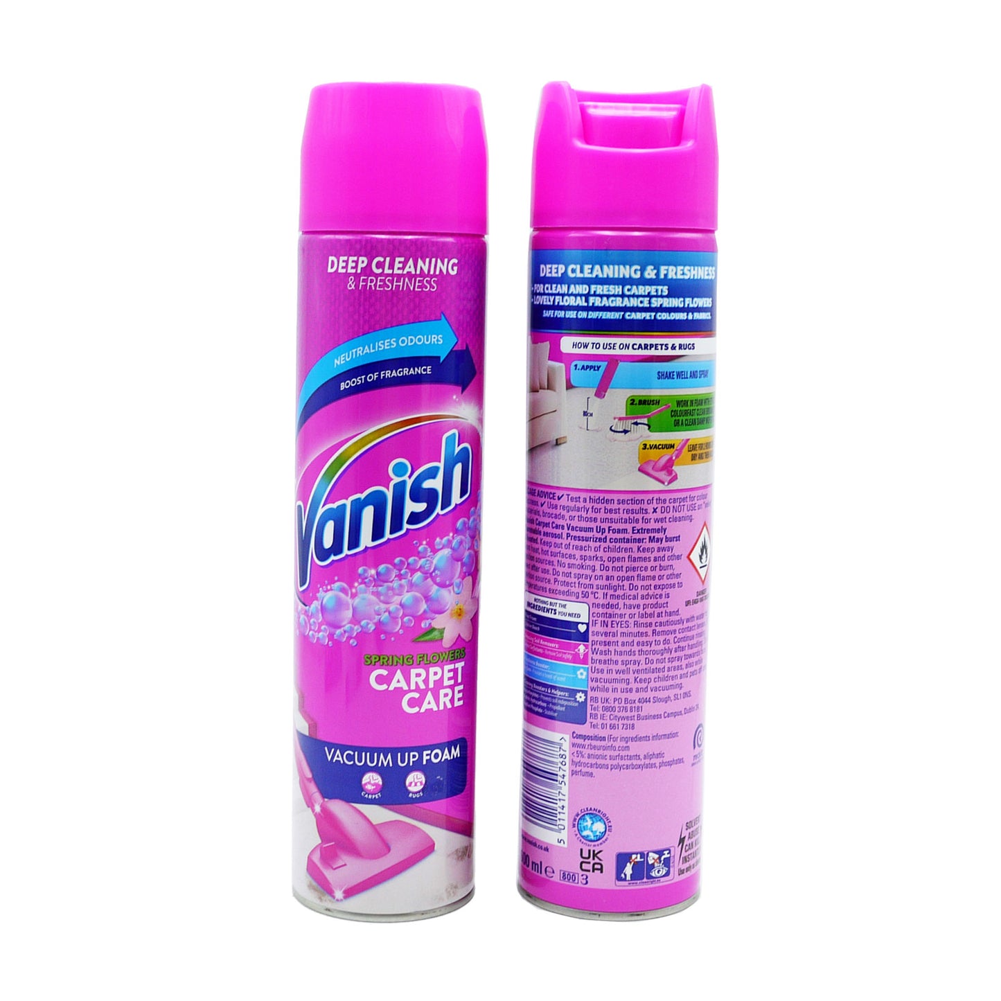VANISH MOUSSE ACTIVE TAPIS 600ML