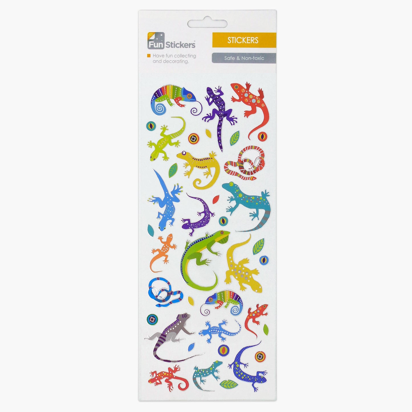 Fun stickers Lizards