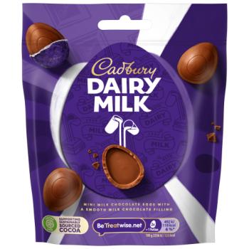 Cadbury Dairy Milk Œuf Rempli Chocolat au Lait Œufs en Chocolat Mini 77 g