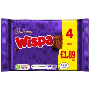 Cadbury Wispa Chocolate Bar 94.8 Gr