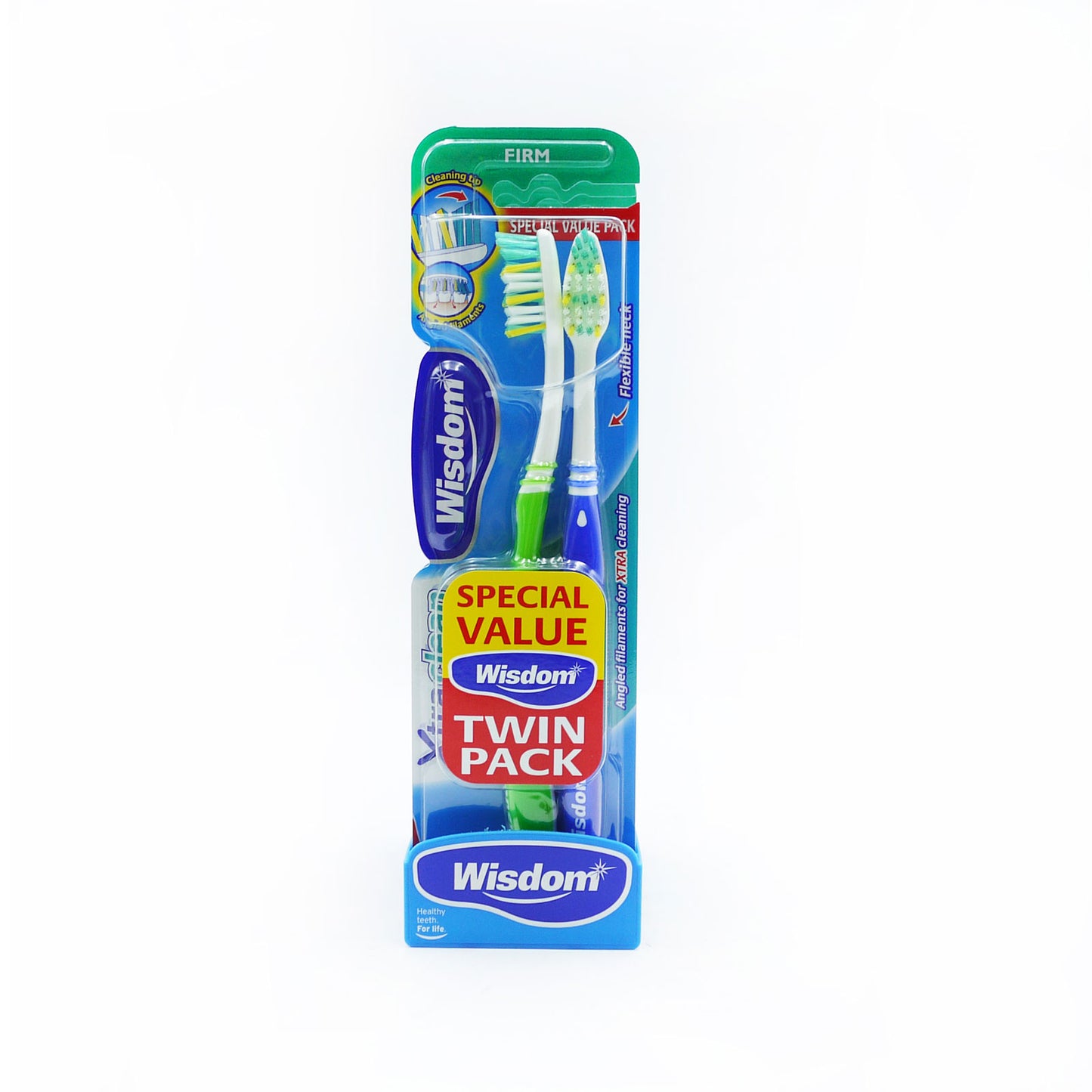 BROSSE À DENTS WISDOM EXTRA CLEAN FERME LOT DE 2
