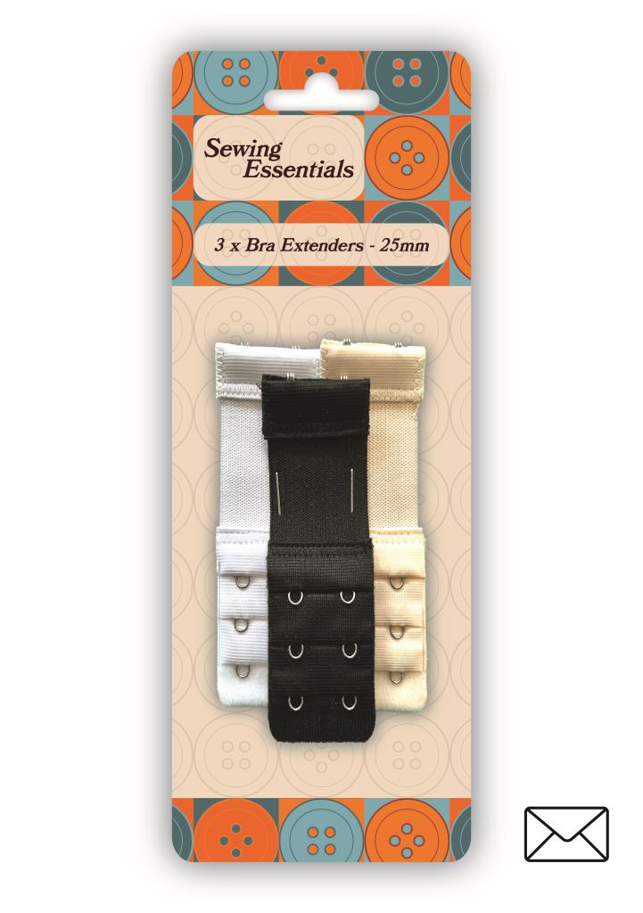 Bra Extenders 3-Pack Comfortable and Adjustable Bra Strap Extenders