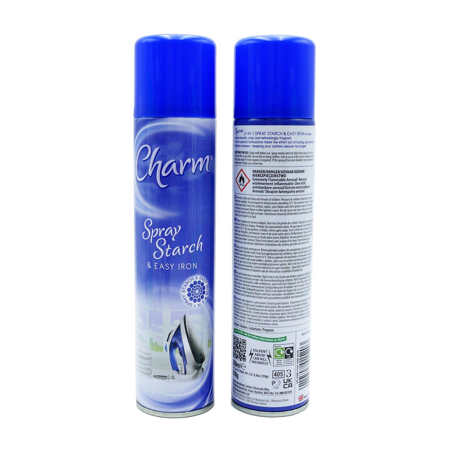 AMIDON EN SPRAY CHARM REPASSAGE FACILE 330ML