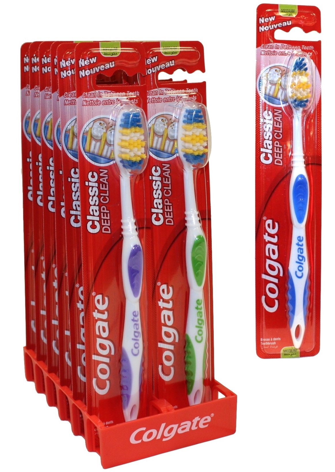 Brosse à dents Colgate Classic Clean medium (Export)