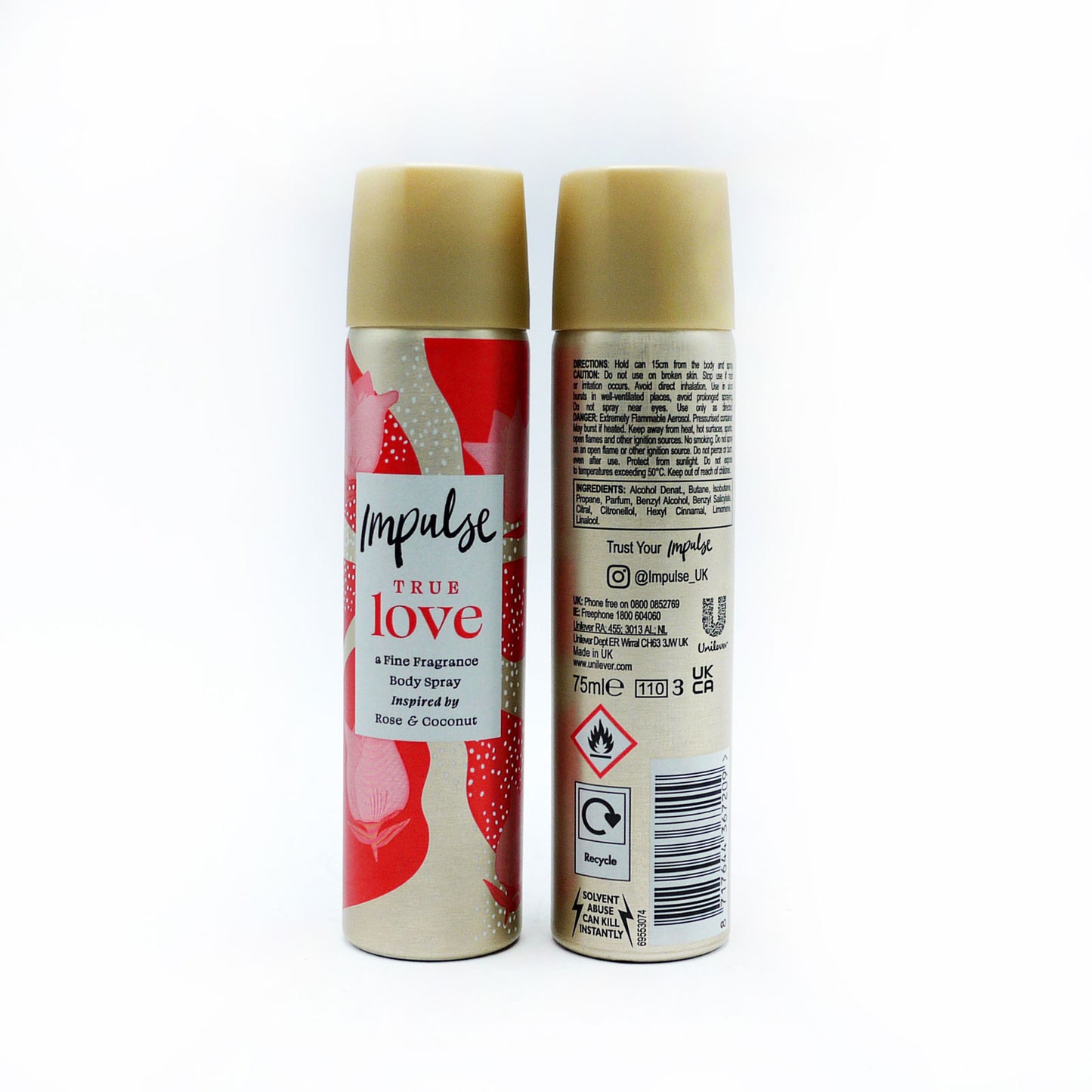 IMPULSE DÉODORANT PARFUMÉ TRUE LOVE 75ML