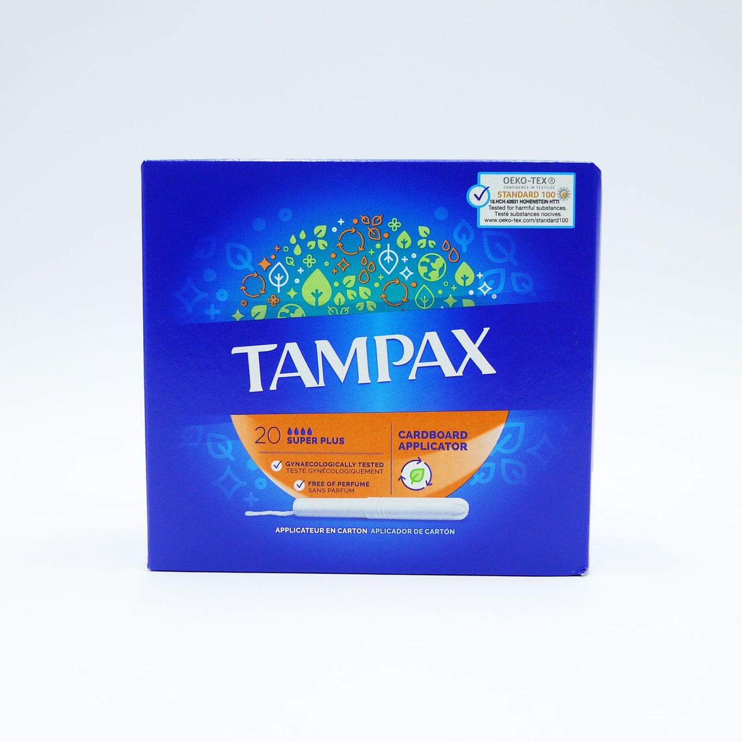 Tampax Super Plus Tampons With Cardboard Applicator 20 Pack