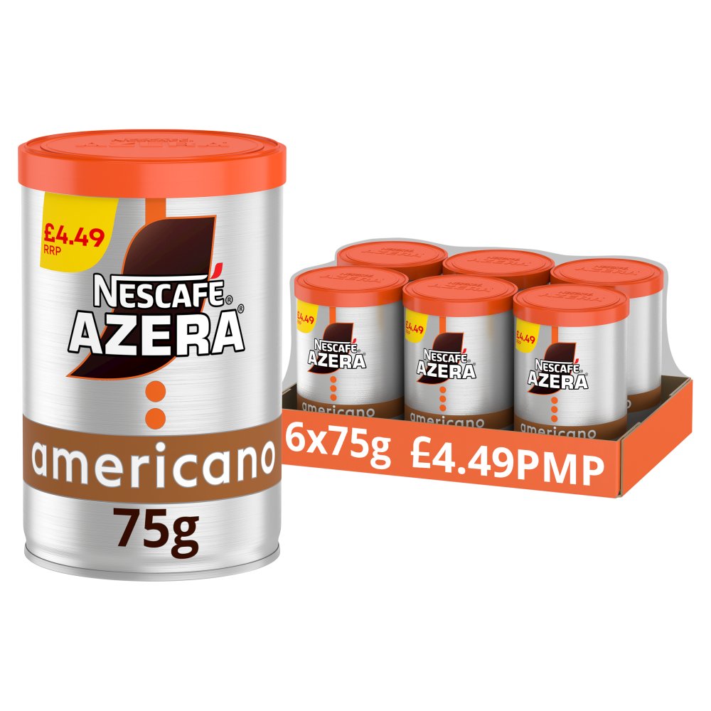 NESCAFE AZERA AMERICANO 75G – ORIGINAL PMP £4.49