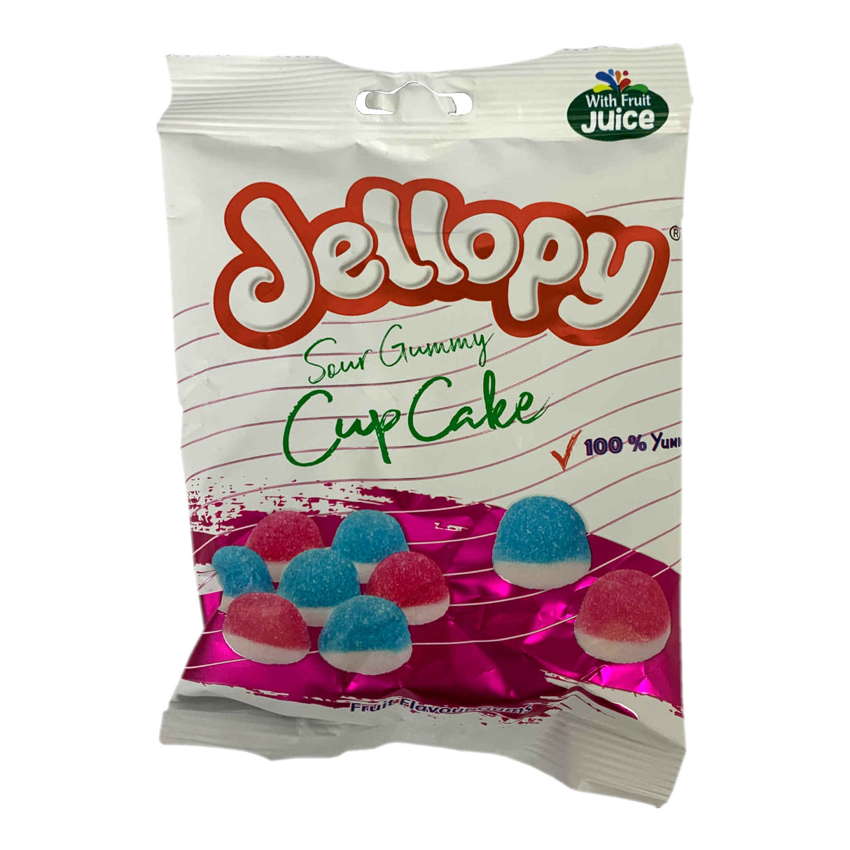 Jellopy Sour Gummy Cup Cakes 160g