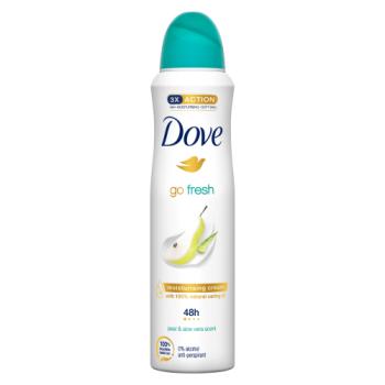 DOVE 150ML A/P SPRAY PEAR & ALOE VERA