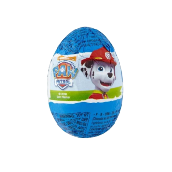 PAW PATROL CHOCOLATE EGGS