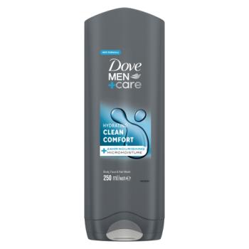 Dove Men+Care Hydrating 3-in-1 Hair, Body and Face Wash Clean Comfort 250 ml