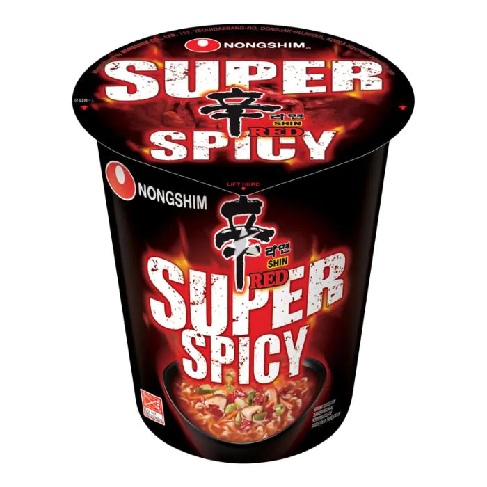 Nongshim Shin Ramyun Rouge Super Épicé (format coupelle) 68g