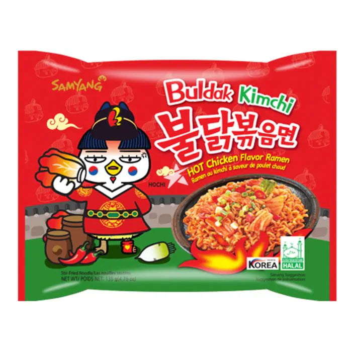 Samyang Buldak Hot Chicken Flavour Ramen - Kimchi 135g