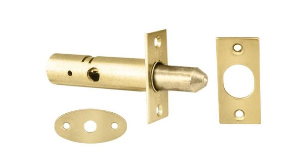 Door Rack Bolt Solid Brass 63mm