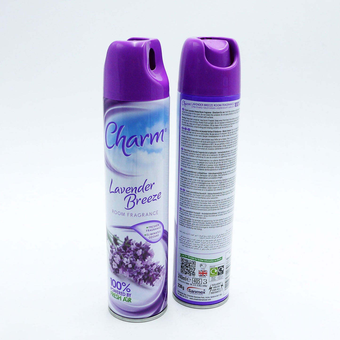 DÉSODORISANT D'AIR CHARM LAVANDE 240ML
