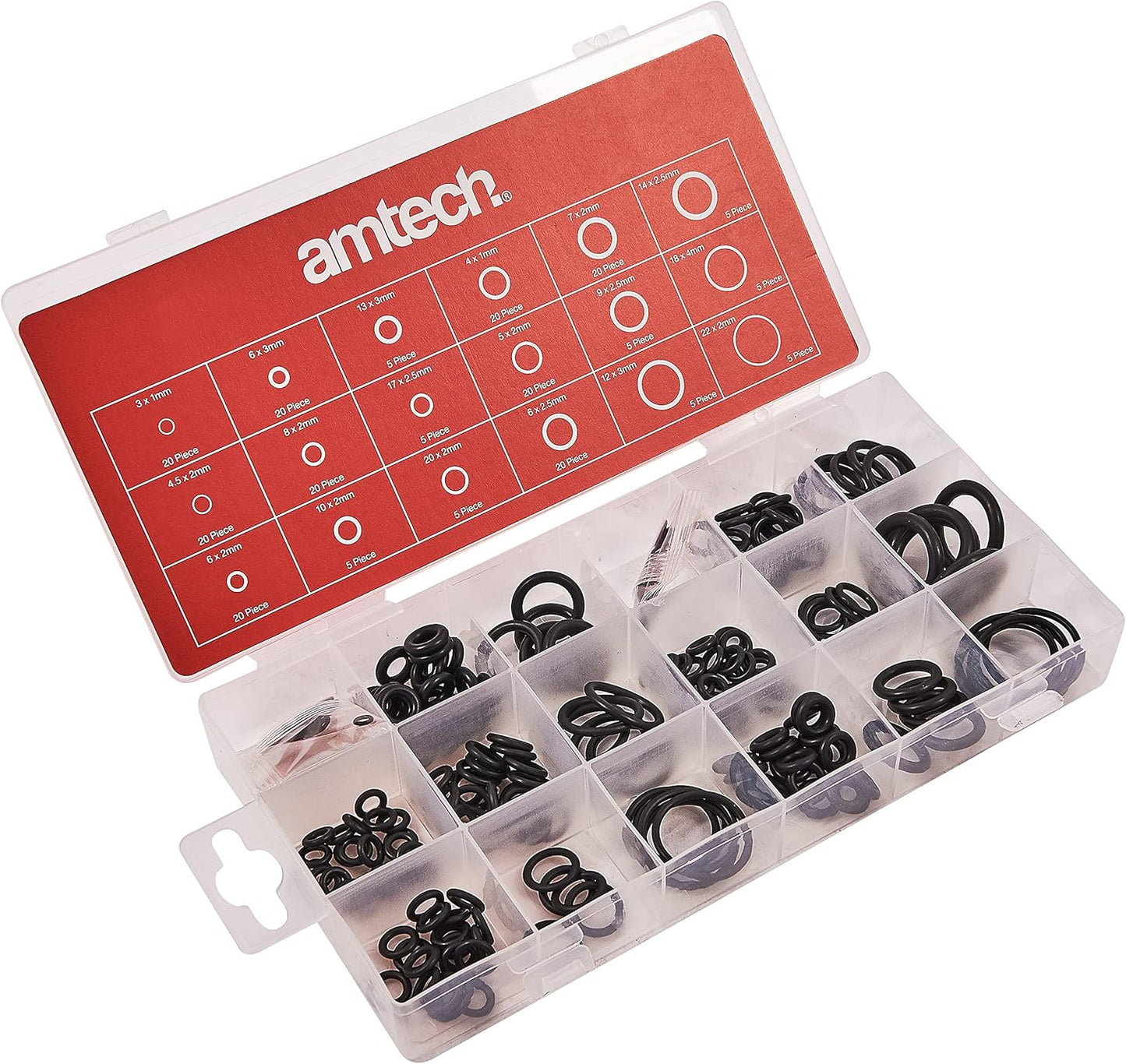 AMTECH ASSORTIMENT DE JOINTS TORIQUES 225 PIÈCES