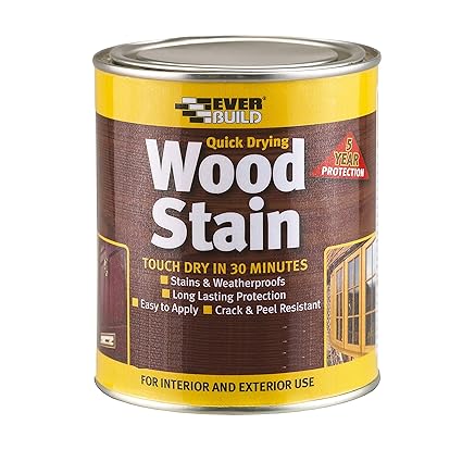 EVERBUILD TEINTURE POUR BOIS SATIN ACAJOU 250ml
