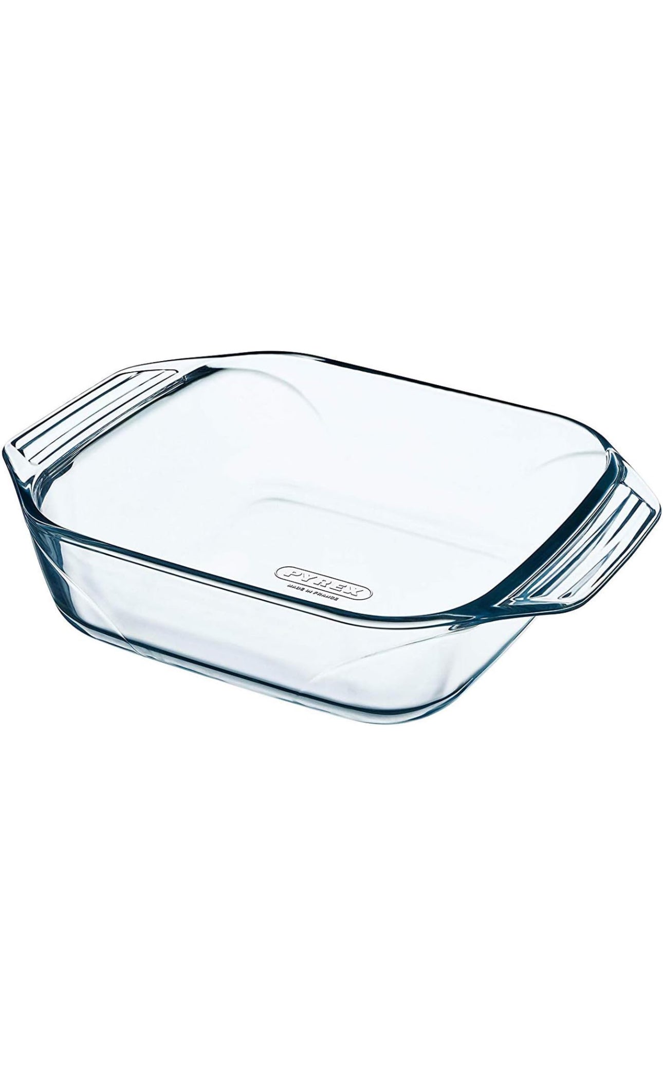 Pyrex Irrésistible Plat de cuisson carré 2,3L 25 x 21 cm - Compatible congélateur, four, micro-ondes et lave-vaisselle