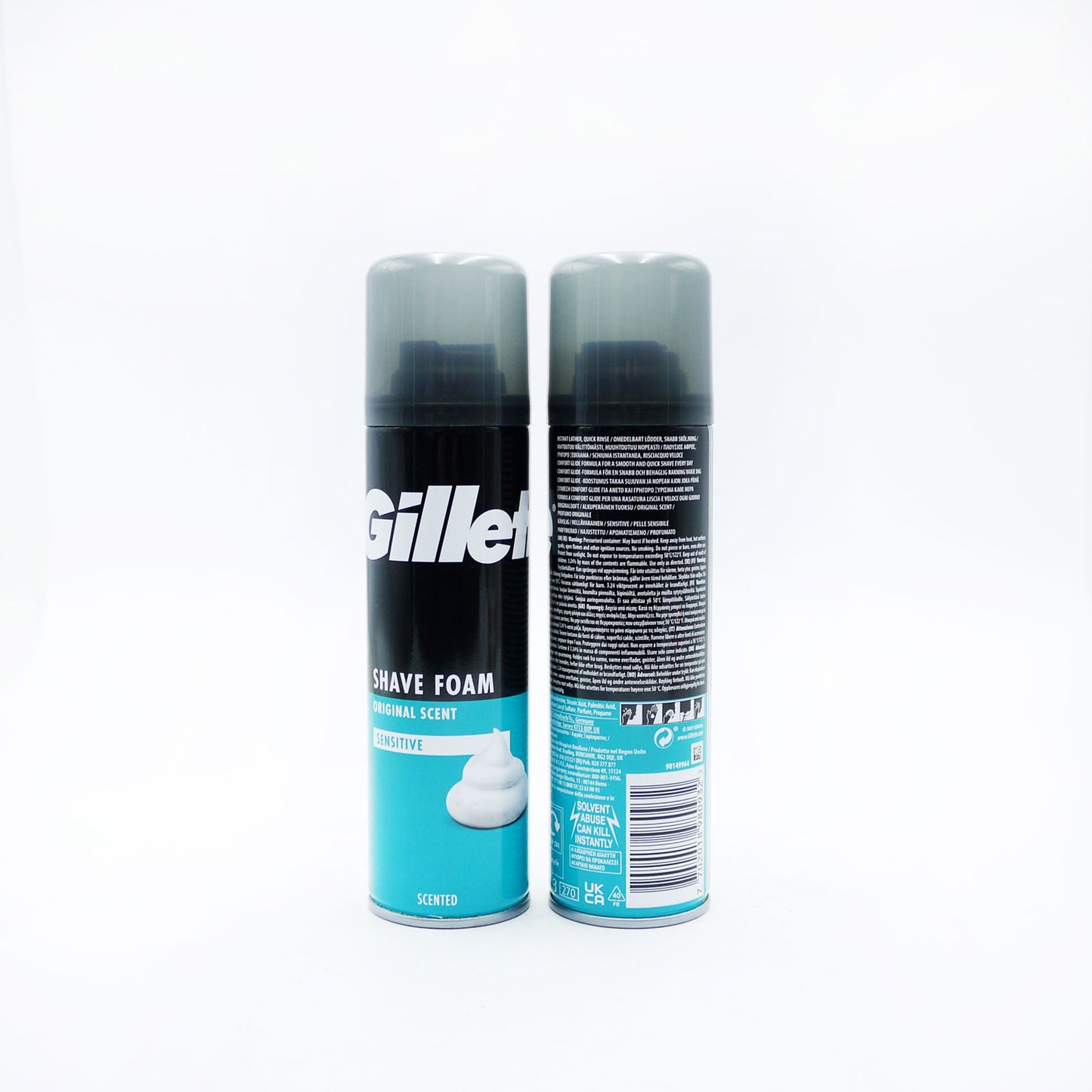 GILLETTE SHAVE FOAM SENSITIVE 200ml