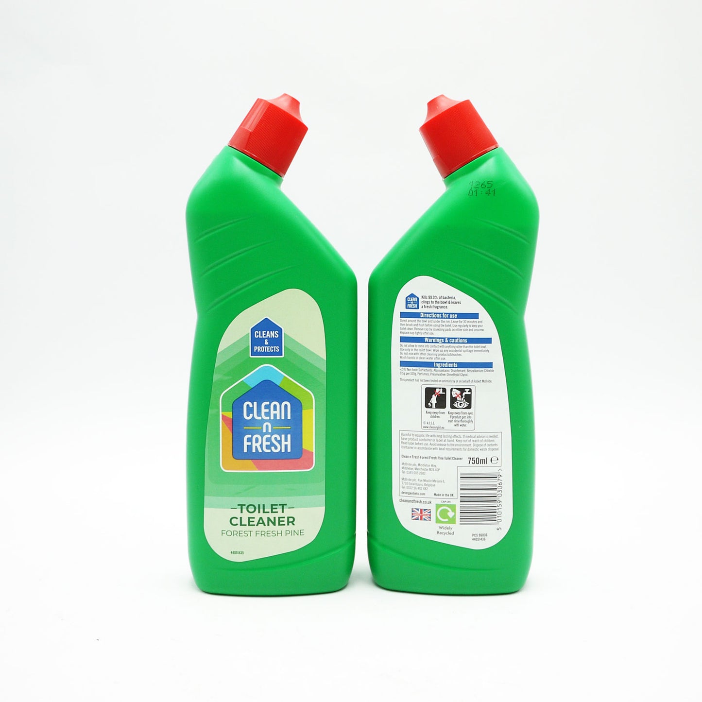 NETTOYANT TOILETTES FRAÎCHEUR PIN 750