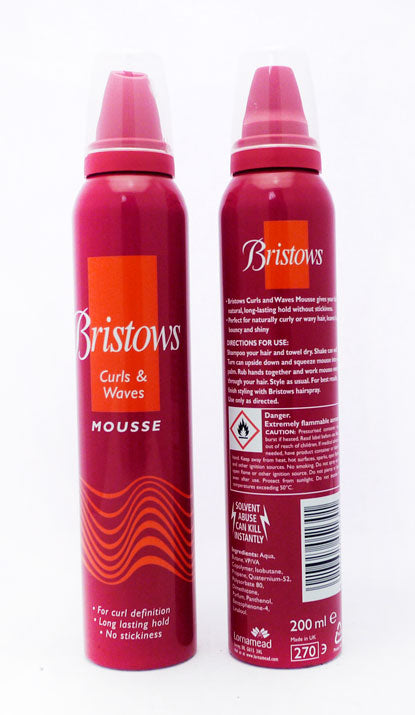 BRISTOWS MOUSSE BOUCLES ET ONDULATIONS 200ml