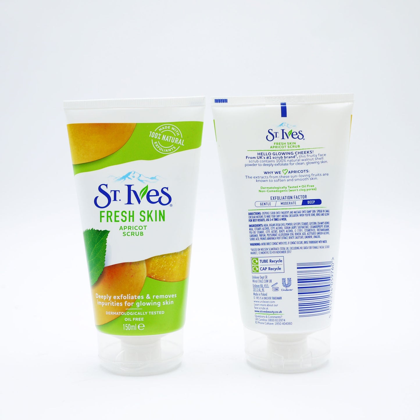 GOMMAGE VITALITÉ À L'ABRICOT ST IVES FRESH 150ml