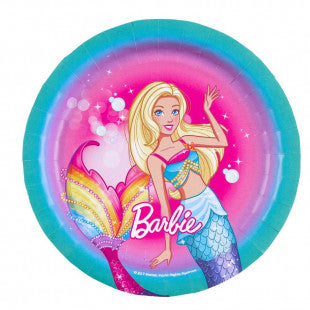 Paper plate 8pcs Barbie 17.7cm