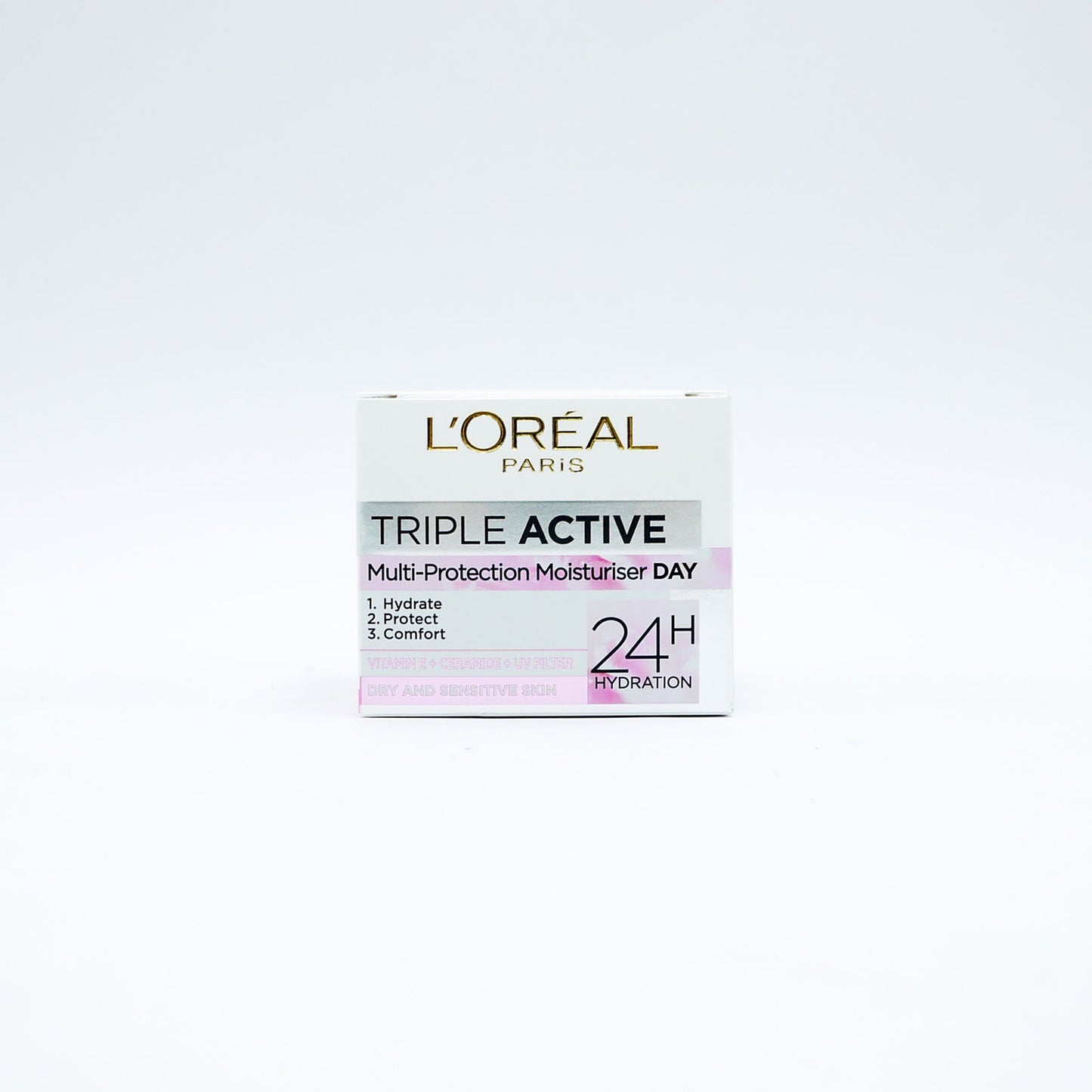LOREAL TRIPLE ACTIVE CRÈME JOUR PEAUX SÈCHES ET SENSIBLES 24H 50ML