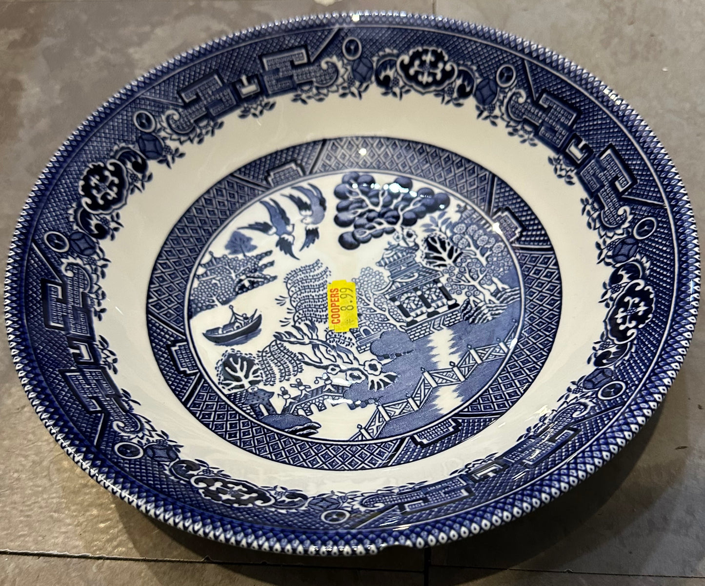 BLUE WILLOW BOWL 22cm