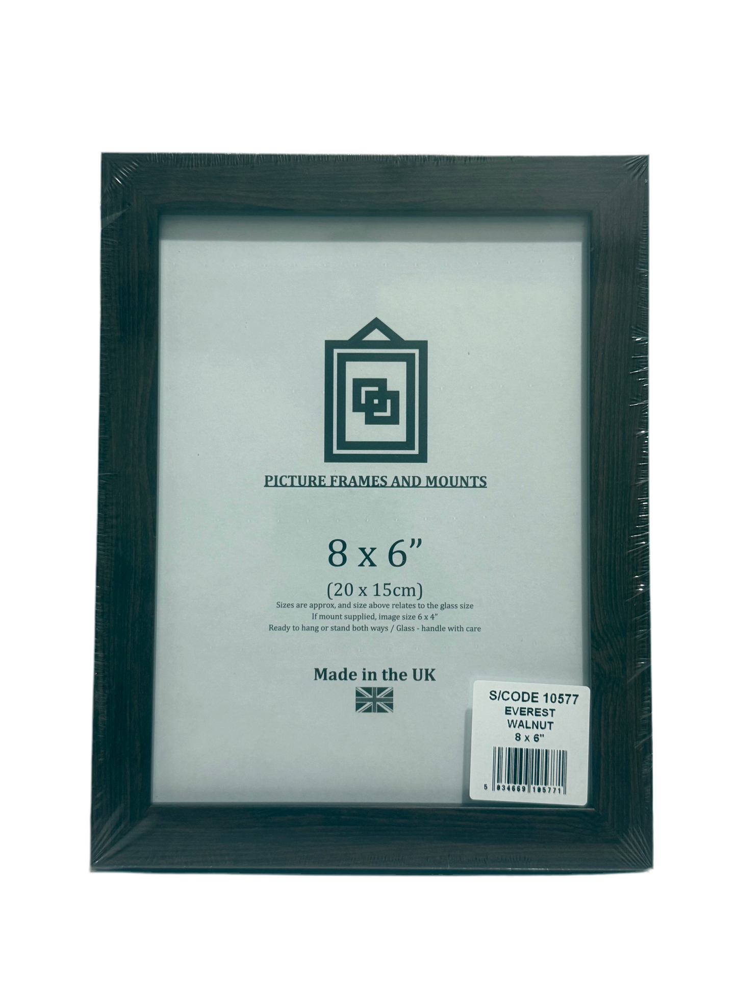 EVEREST WALNUT 8x6” (20x15cm) PICTURE FRAME