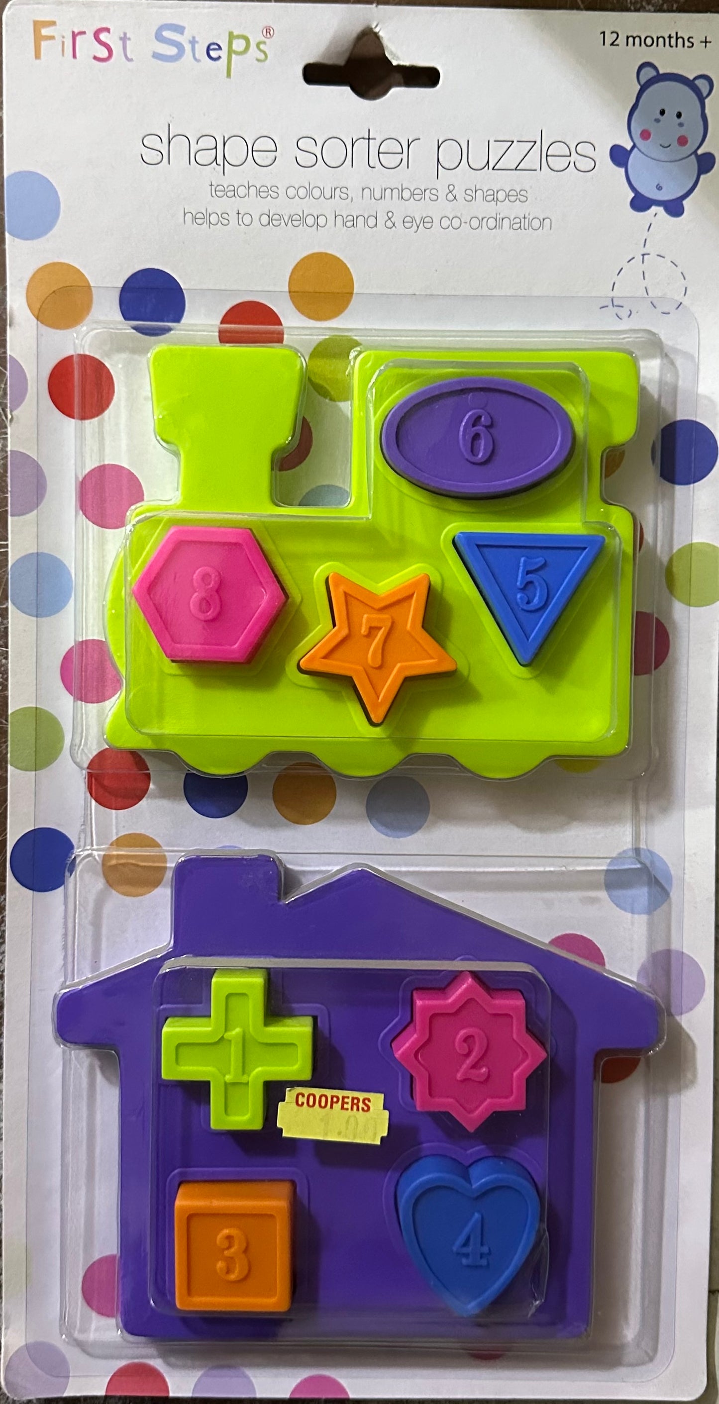 Puzzles trieurs de formes pour 12 mois et plus