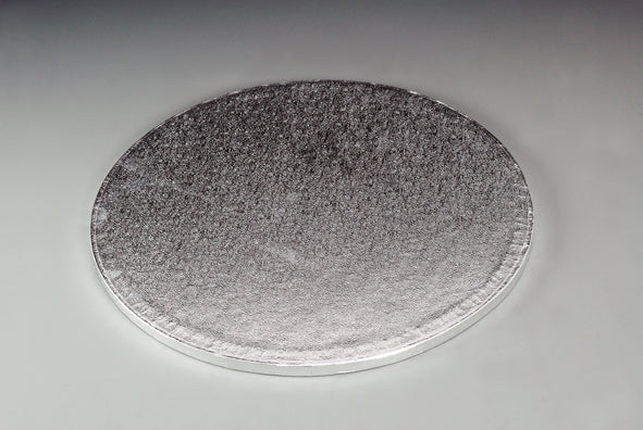 Tambour à gâteau rond EMPATTÉ 16 po 12 mm – paquet de 5