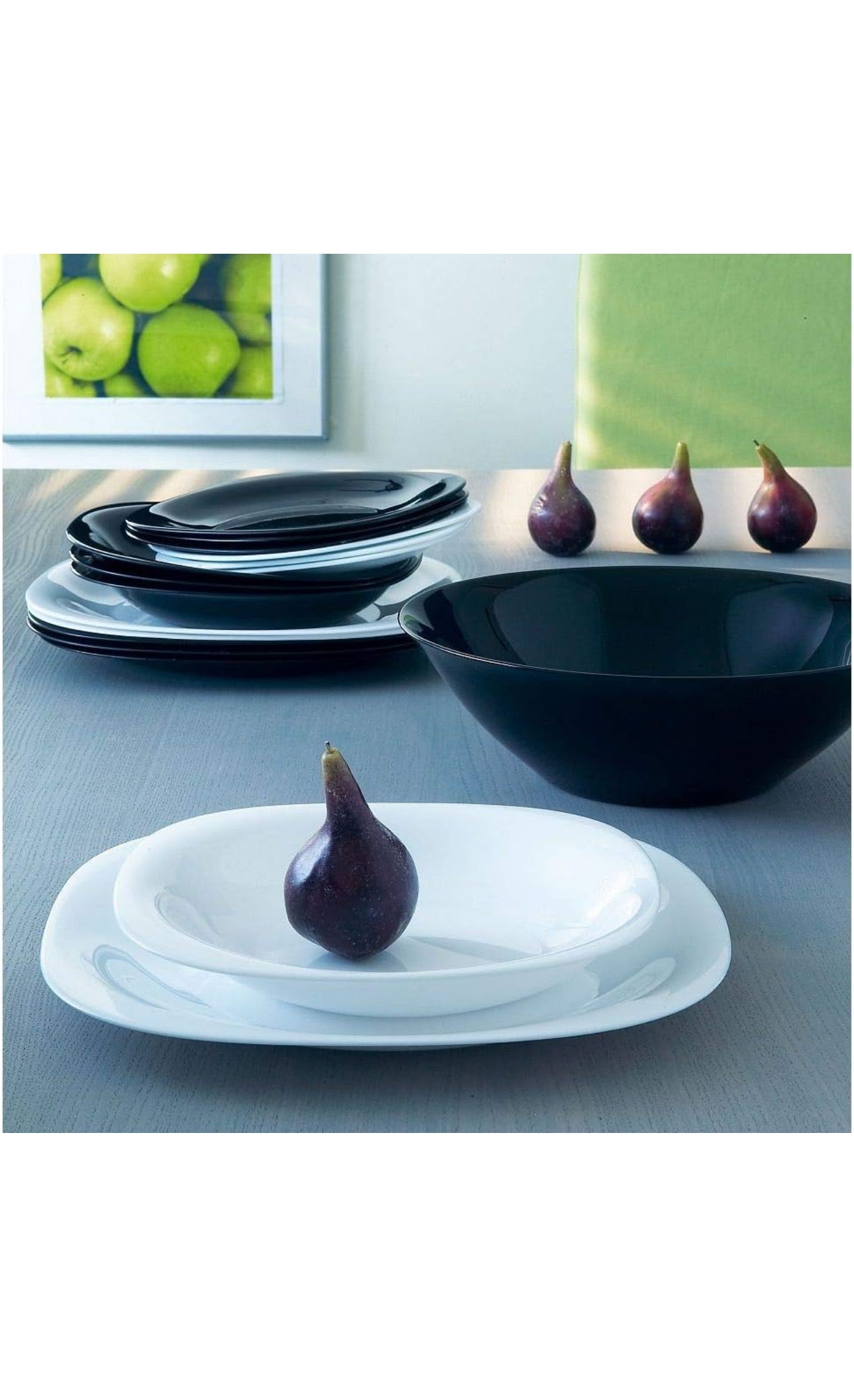 Assiette plate en verre Carine Luminarc, blanc, 26 cm