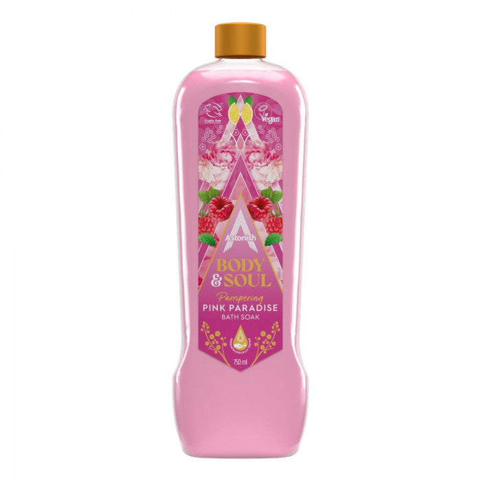 ASTONISH BATH SOAK PINK PARADISE 750ml