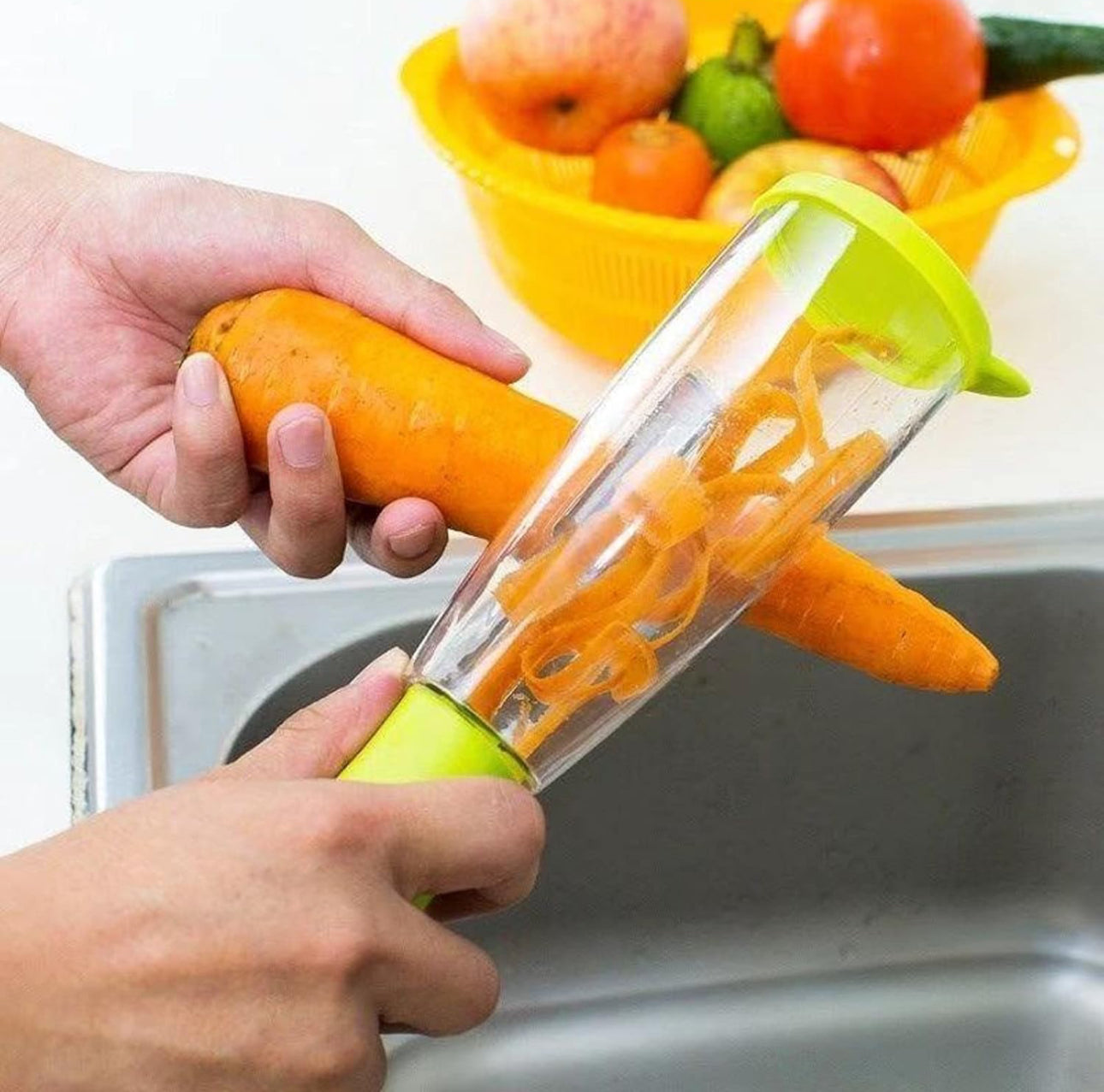 Storage Peeler with Box Peeling Knife with Storage Type Peeling Knife with Storage Box White