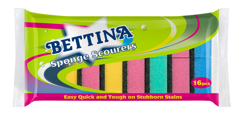 Éponge à récurer Bettina, 16 pièces
