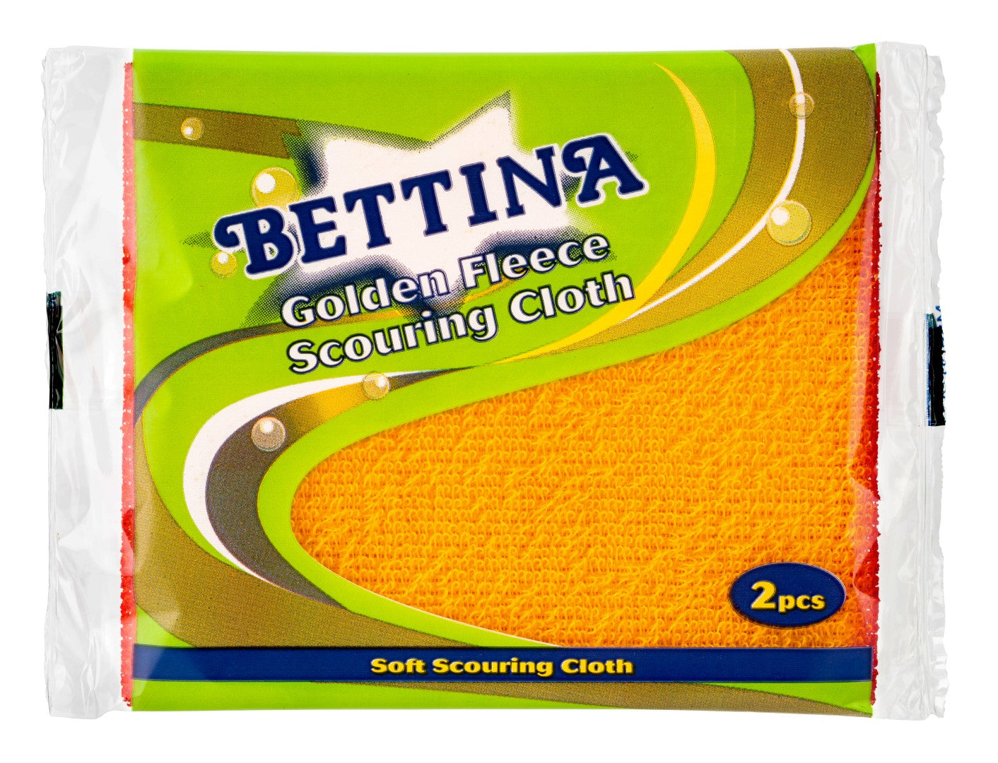 Chiffon à récurer molletonné Bettina, 2 pièces