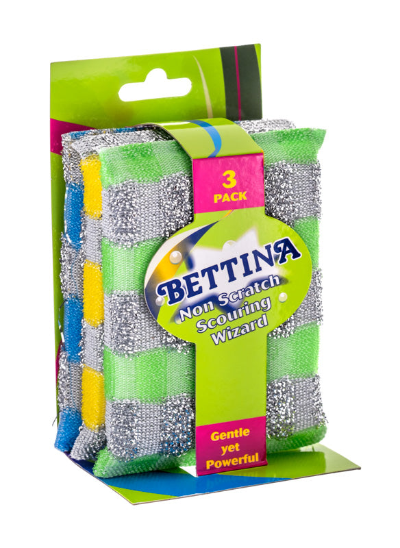 Bettina 3 chiffons à récurer anti-rayures Scouring Wizard