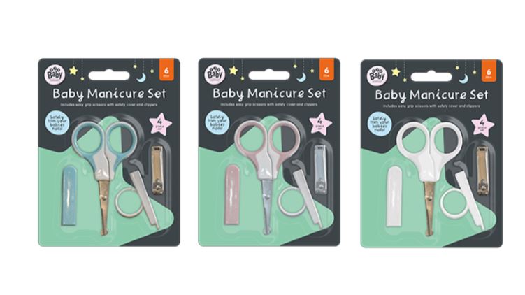 Kit de manucure pour bébé - Ensemble 4 pièces