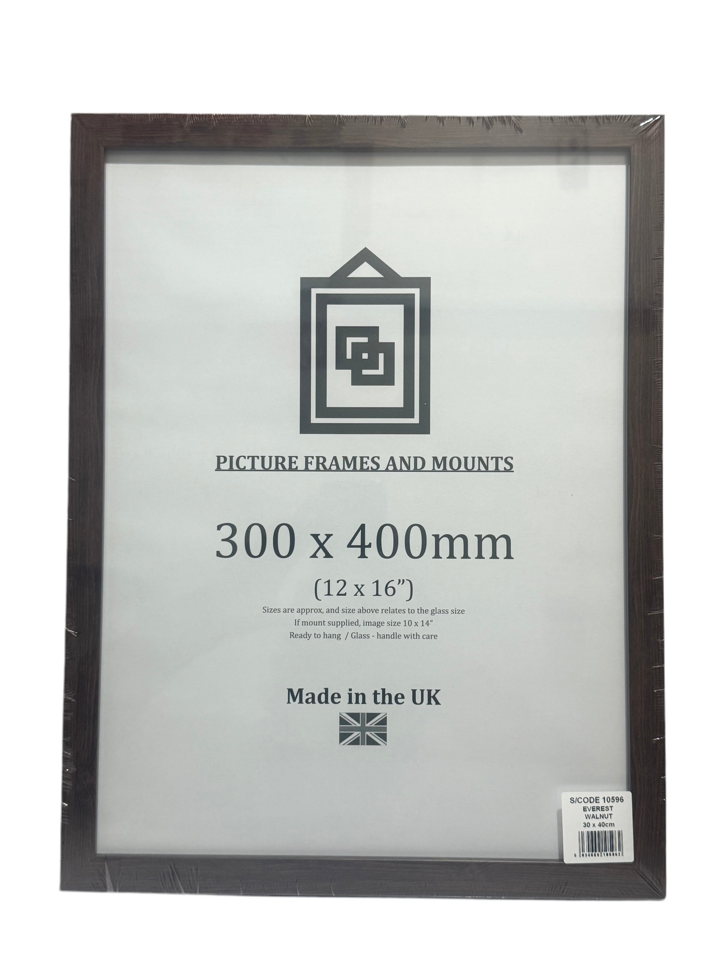 EVEREST WALNUT 12x16” (30x40cm) PICTURE FRAME