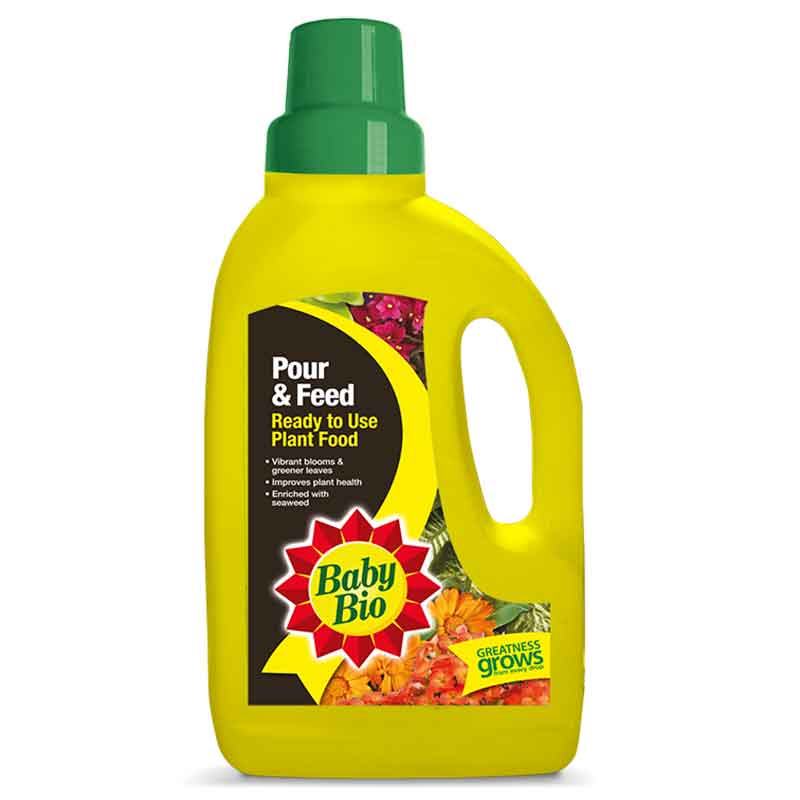 Baby Bio Pour & feed Liquid Plant feed 1L