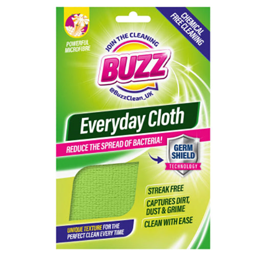 Buzz Microfibre Cloth with Germ Shield 1pc