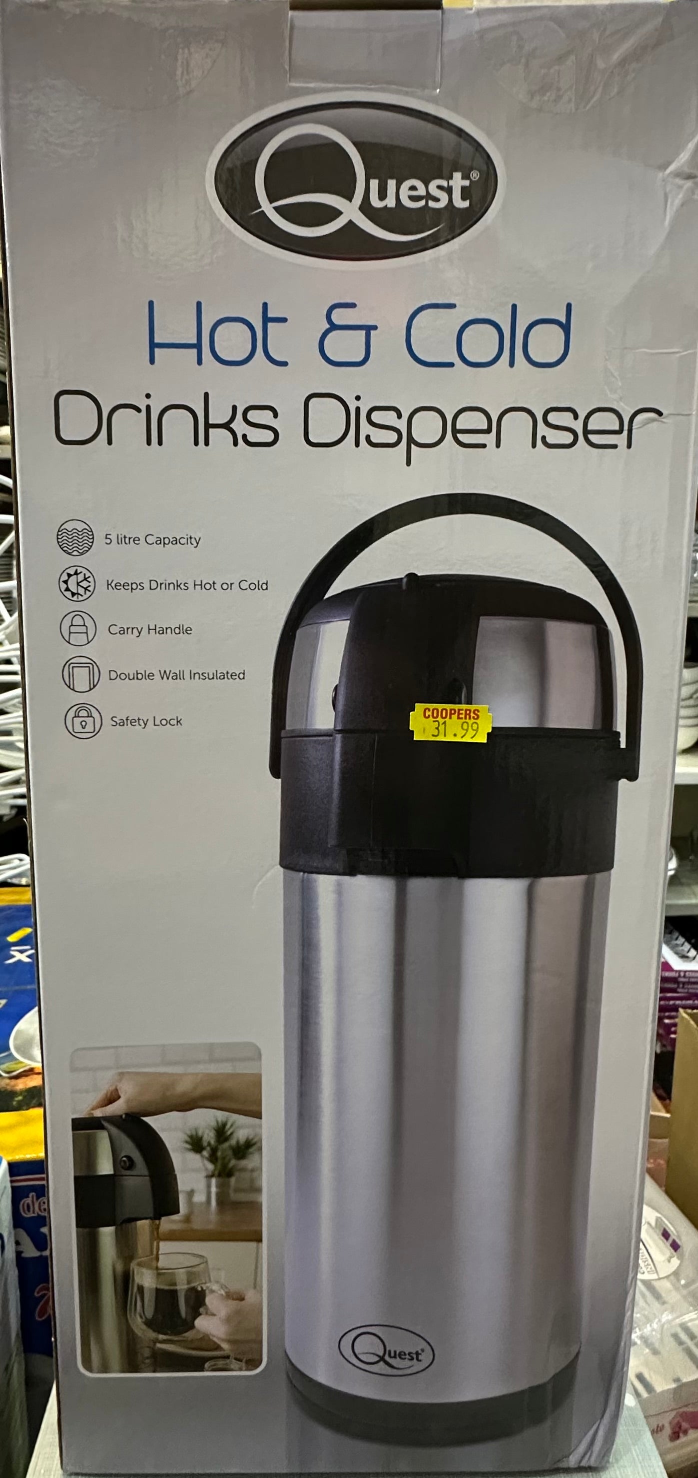 HOT & COLD DRINKS DISPENSER 5L
