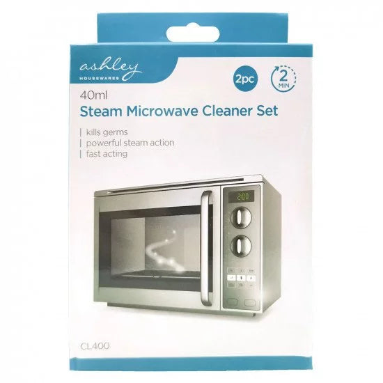 Nettoyant pour micro-ondes à vapeur Ashley - Lot de 2