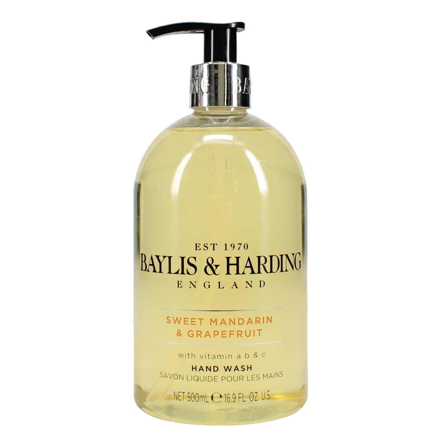 BAYLIS&HARDING LAVAGE MAINS 500ML MANDARINE