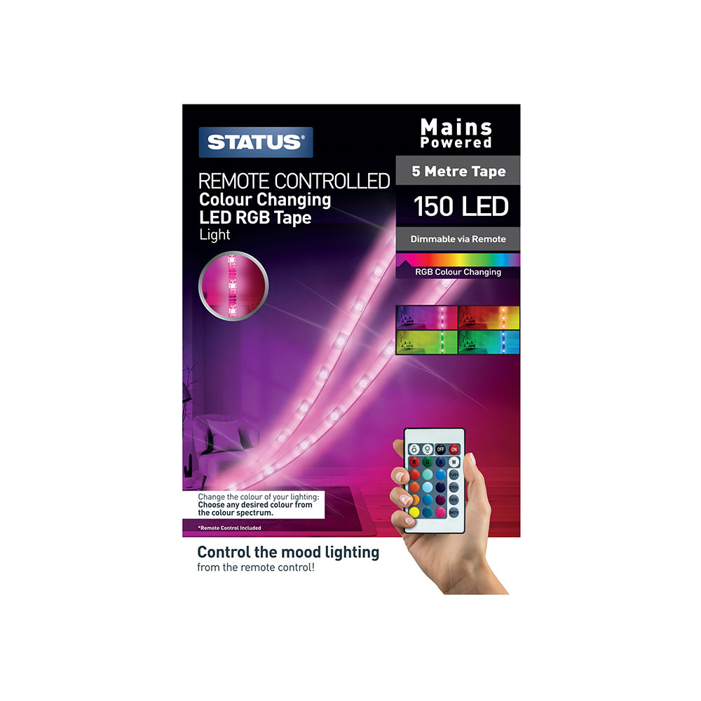 Kit ruban LED 24 W à changement de couleur, 5 m