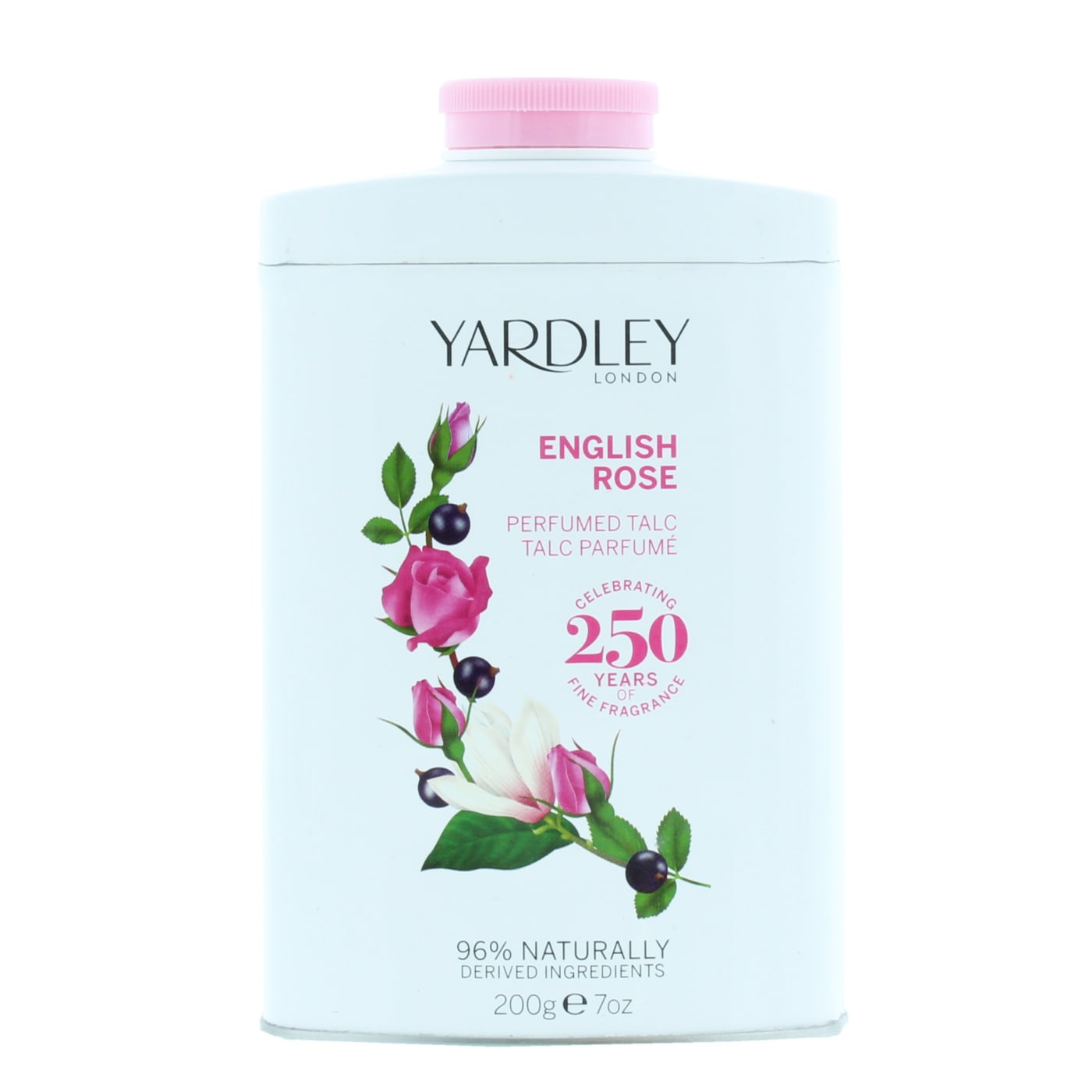 YARDLEY 200G TALC ROSE ANGLAISE
