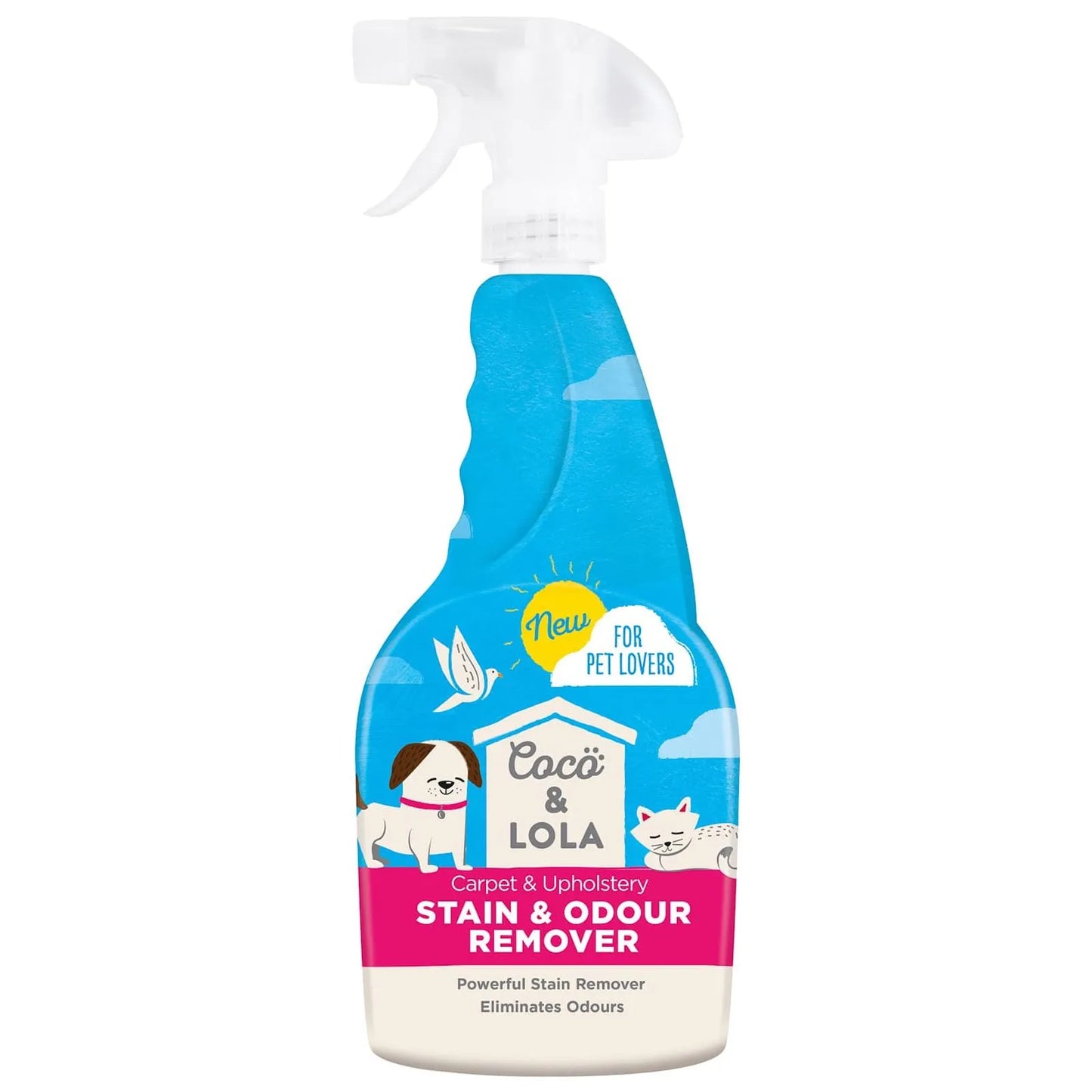 Coco & Lola Détachant et Désodorisant pour Animaux de Compagnie en Spray 500ml