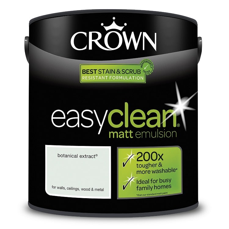 Peinture mate émulsion Crown Easyclean 2,5 L